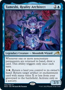 Tameshi, Reality Architect 82 card from Kamigawa: Neon Dynasty