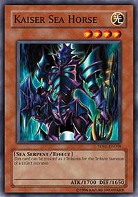 Kaiser Sea Horse SDRL-EN008 card from Structure Deck: Rise of the Dragon Lords