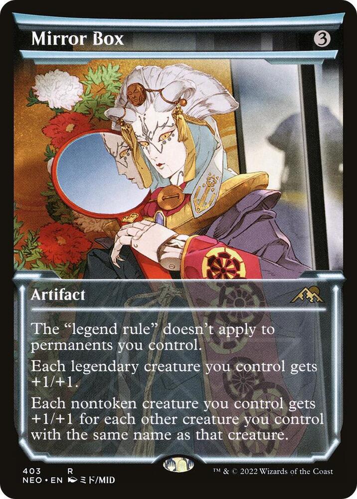 Mirror Box (Showcase) 403 card from Kamigawa: Neon Dynasty