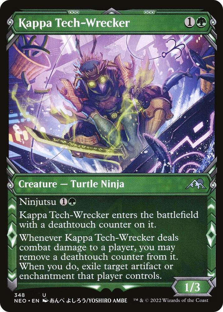 Kappa Tech-Wrecker (Showcase) 348 card from Kamigawa: Neon Dynasty