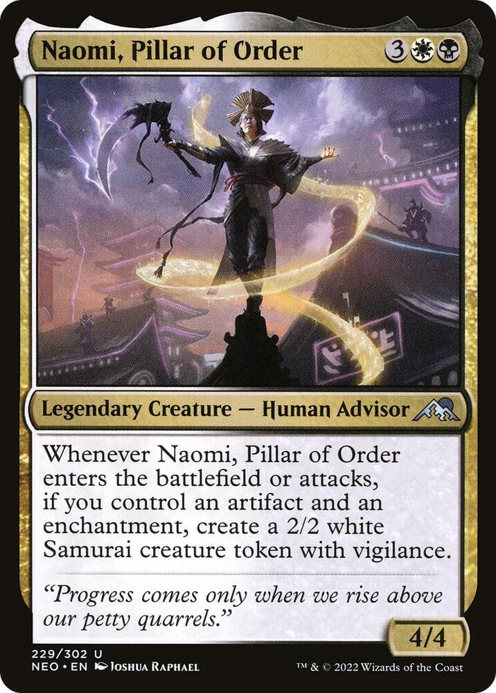 Naomi, Pillar of Order 229 card from Kamigawa: Neon Dynasty