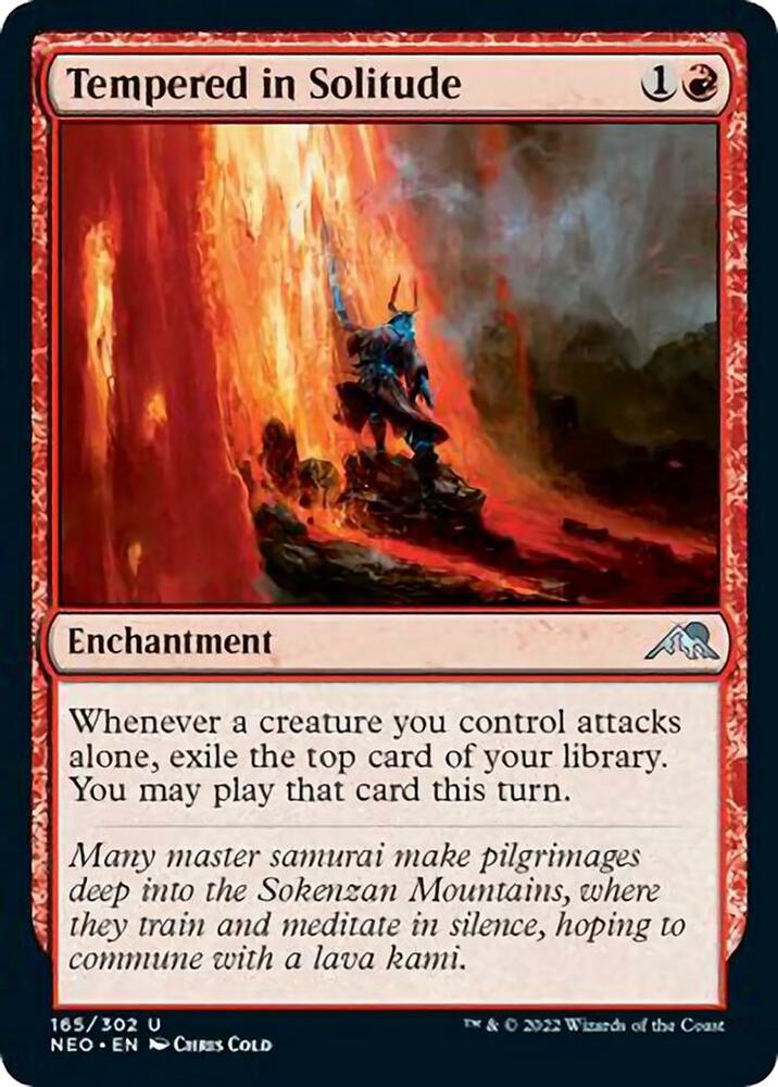Tempered in Solitude 165 card from Kamigawa: Neon Dynasty
