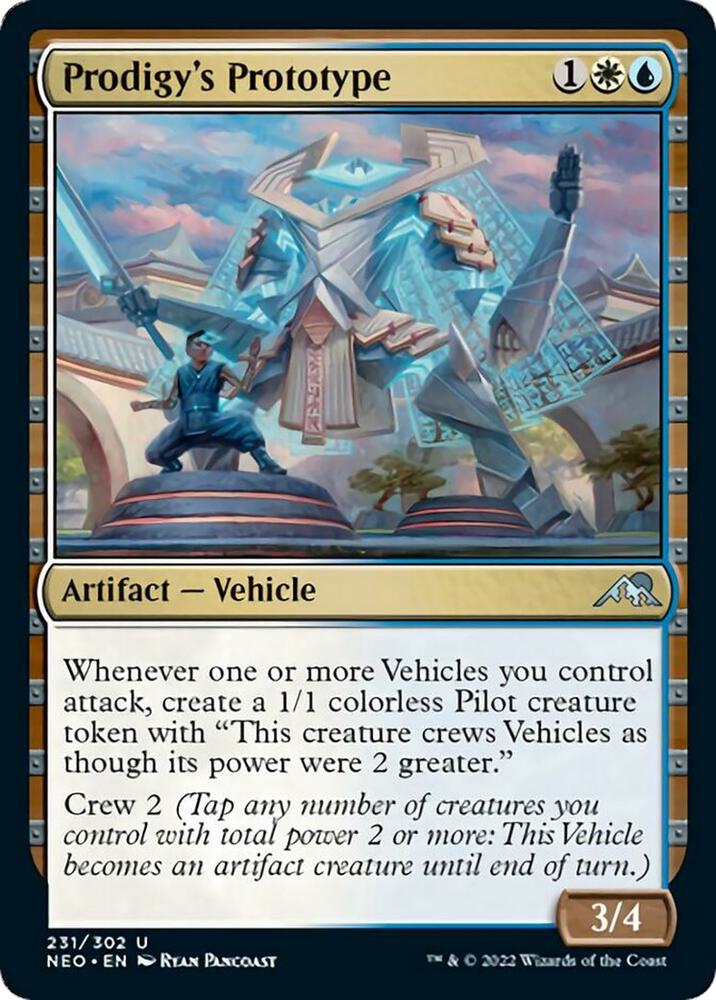 Prodigy's Prototype 231 card from Kamigawa: Neon Dynasty