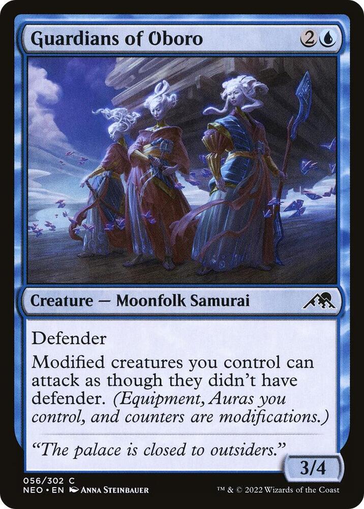Guardians of Oboro 56 card from Kamigawa: Neon Dynasty