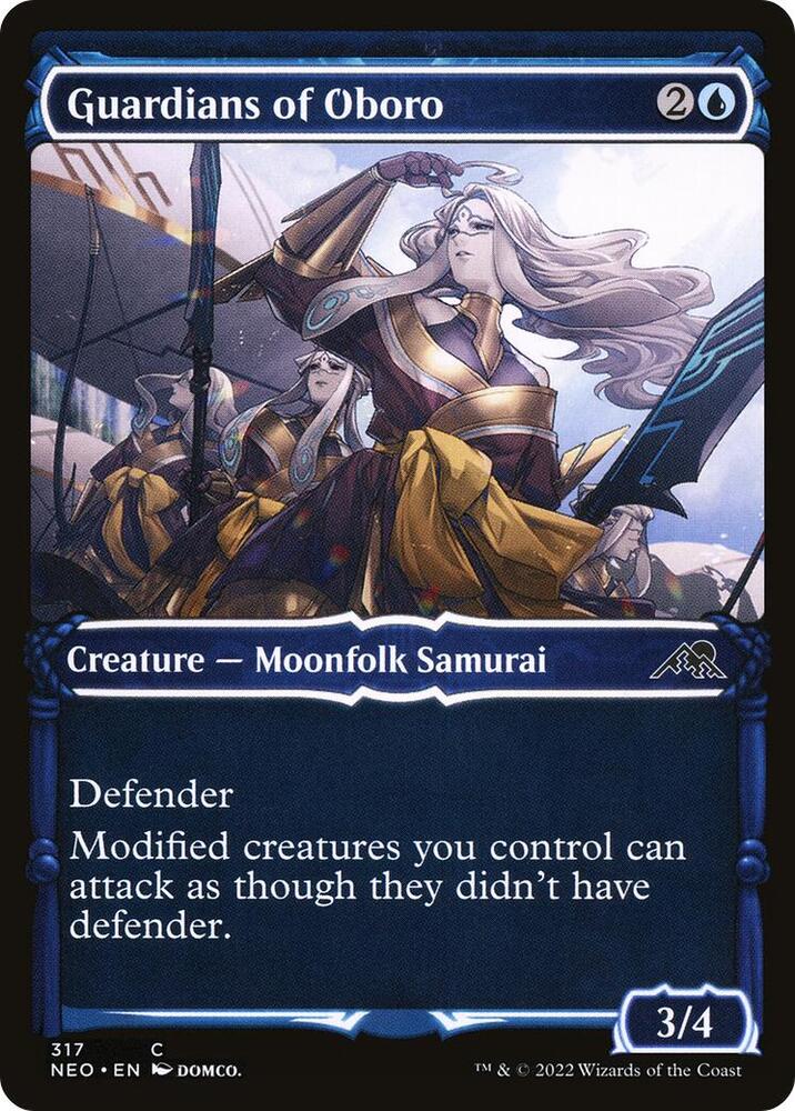 Guardians of Oboro (Showcase) 317 card from Kamigawa: Neon Dynasty