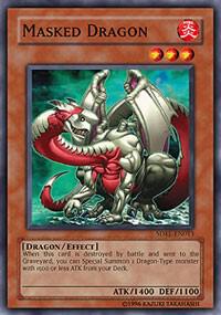 Masked Dragon SDRL-EN013 card from Structure Deck: Rise of the Dragon Lords