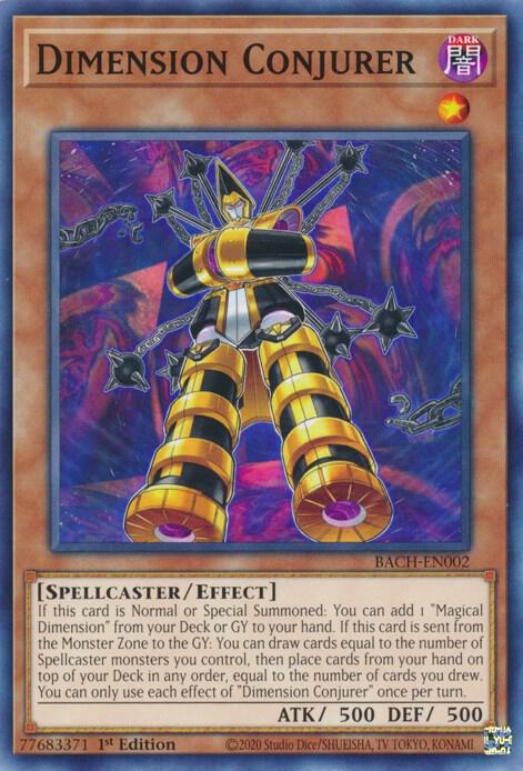 Dimension Conjurer BACH-EN002 card from Battle of Chaos