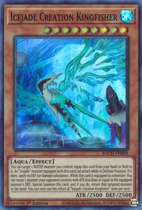 Icejade Creation Kingfisher BACH-EN008 card from Battle of Chaos