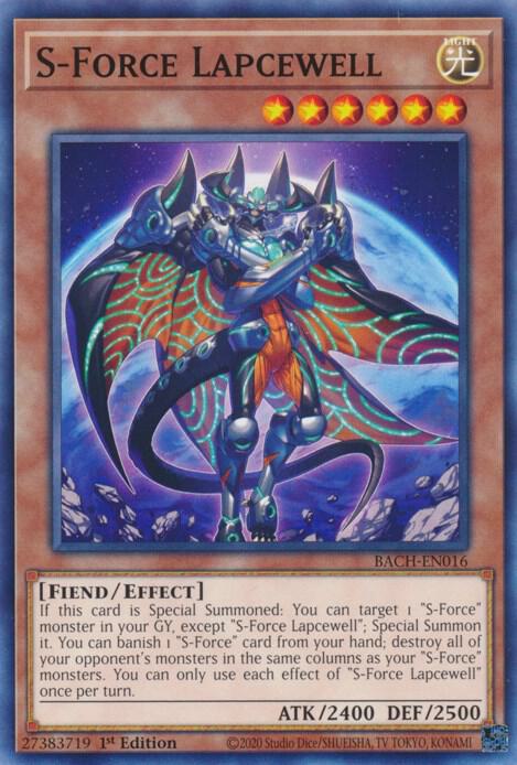 S-Force Lapcewell BACH-EN016 card from Battle of Chaos