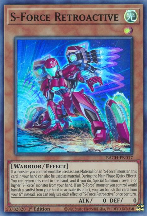 S-Force Retroactive BACH-EN017 card from Battle of Chaos