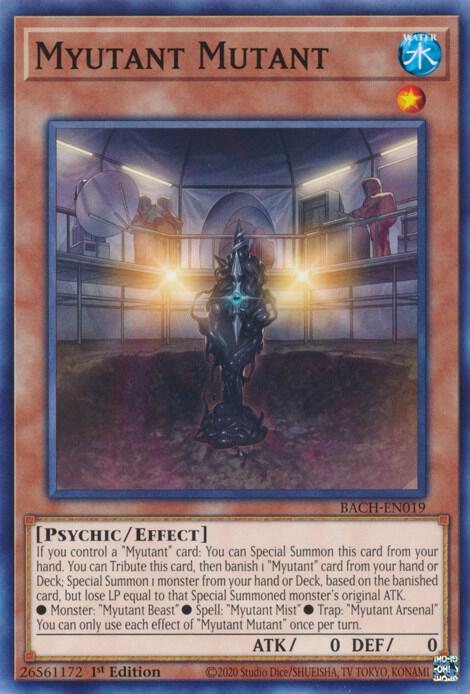 Myutant Mutant BACH-EN019 card from Battle of Chaos