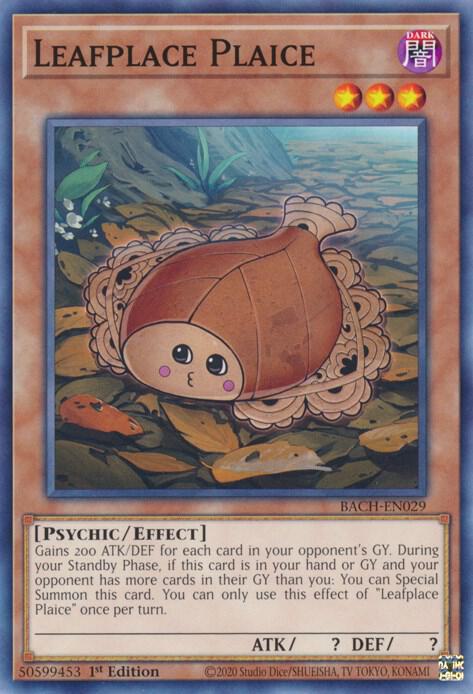 Leafplace Plaice BACH-EN029 card from Battle of Chaos