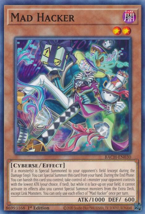 Mad Hacker BACH-EN030 card from Battle of Chaos