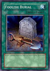 Foolish Burial SDRL-EN020 card from Structure Deck: Rise of the Dragon Lords