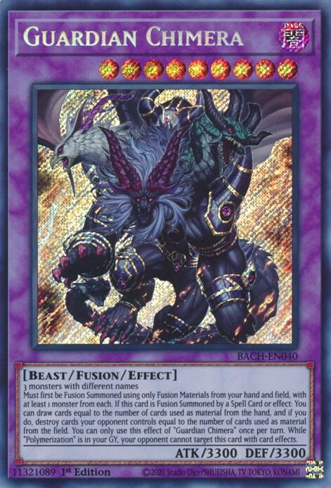 Guardian Chimera BACH-EN040 card from Battle of Chaos