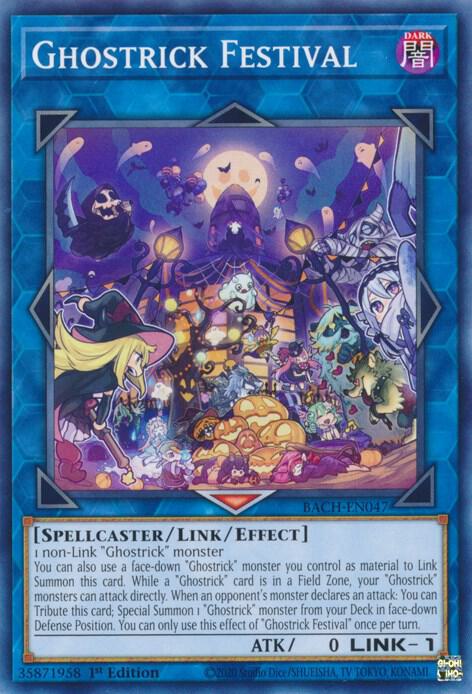 Ghostrick Festival BACH-EN047 card from Battle of Chaos