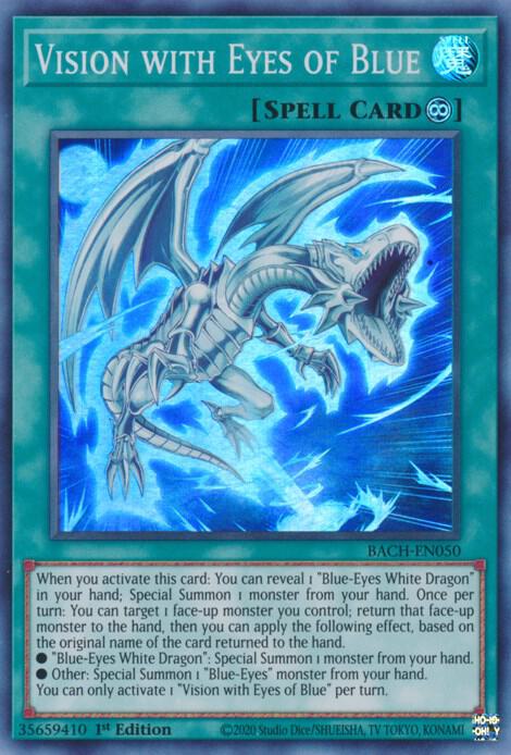 Vision with Eyes of Blue BACH-EN050 card from Battle of Chaos