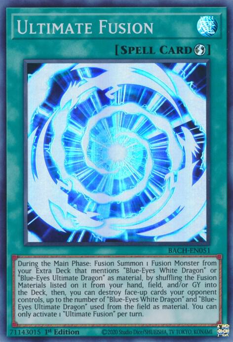 Ultimate Fusion BACH-EN051 card from Battle of Chaos