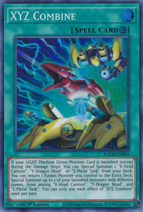 XYZ Combine BACH-EN061 card from Battle of Chaos