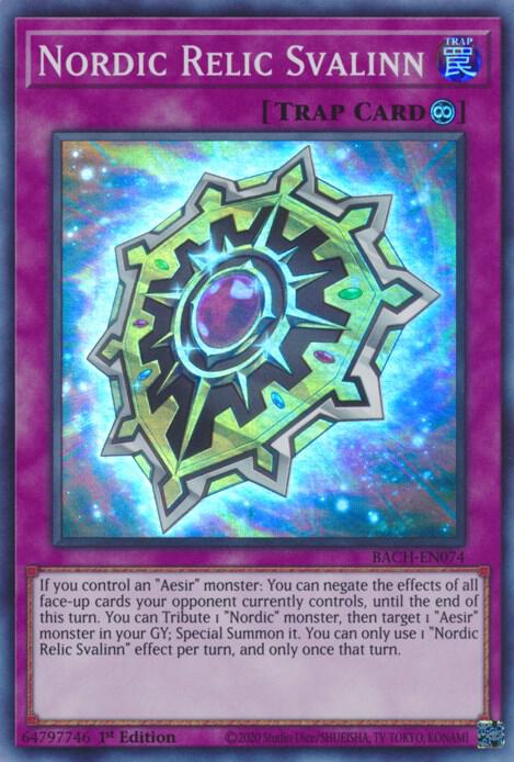Nordic Relic Svalinn BACH-EN074 card from Battle of Chaos