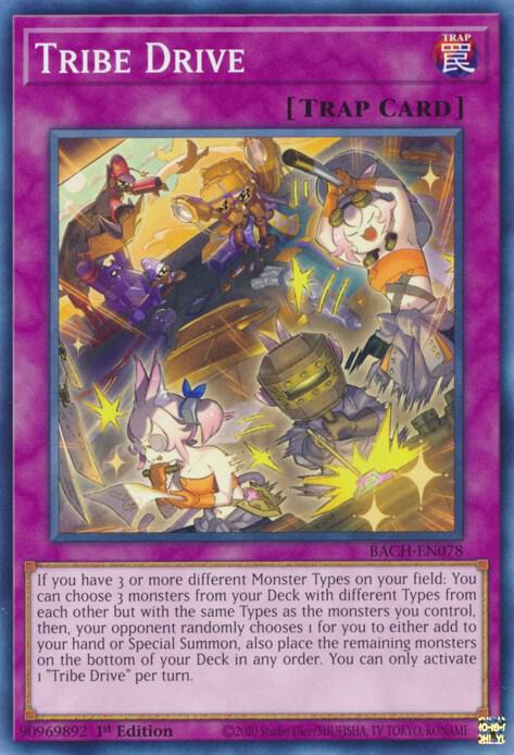 Tribe Drive BACH-EN078 card from Battle of Chaos