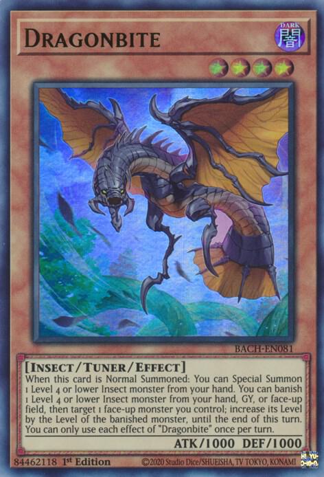 Dragonbite BACH-EN081 card from Battle of Chaos