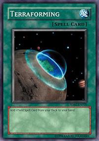 Terraforming SDRL-EN026 card from Structure Deck: Rise of the Dragon Lords
