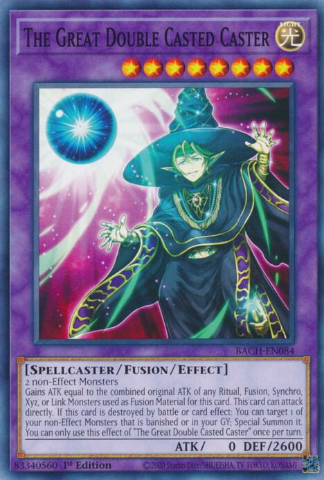 The Great Double Casted Caster BACH-EN084 card from Battle of Chaos