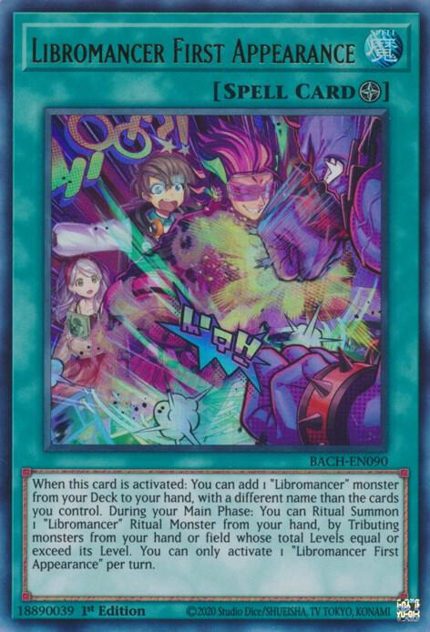 Libromancer First Appearance BACH-EN090 card from Battle of Chaos