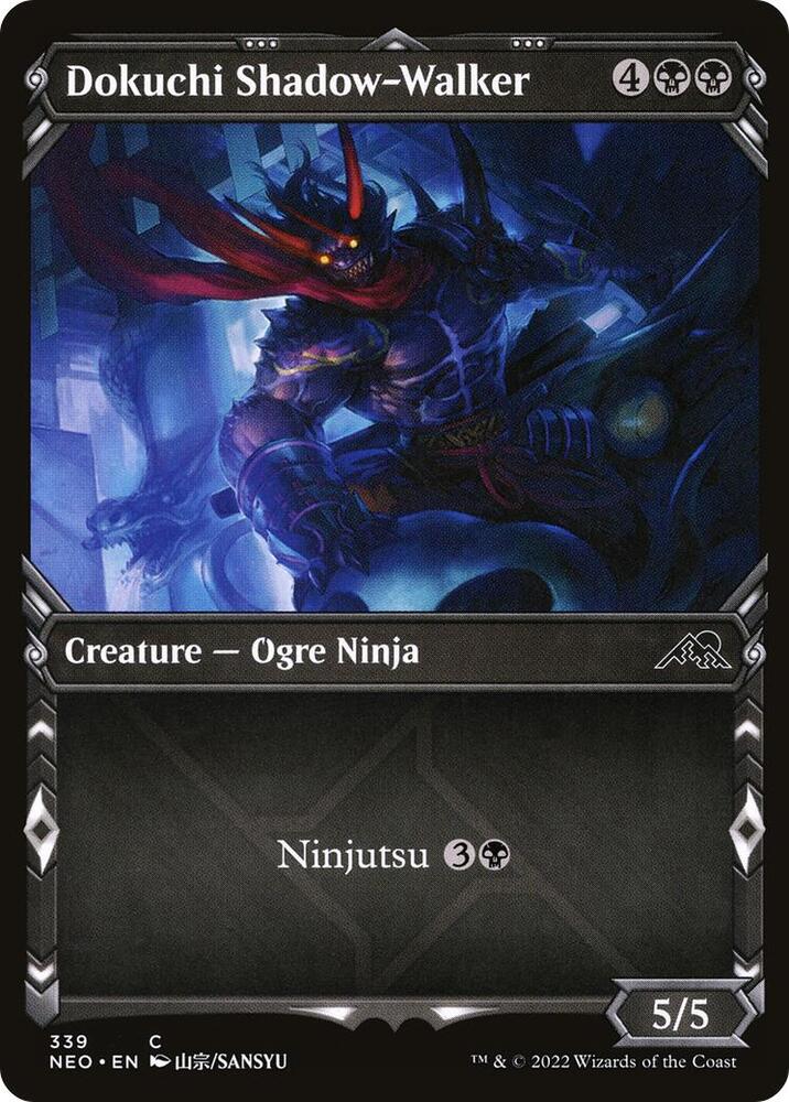 Dokuchi Shadow-Walker (Showcase) 339 card from Kamigawa: Neon Dynasty