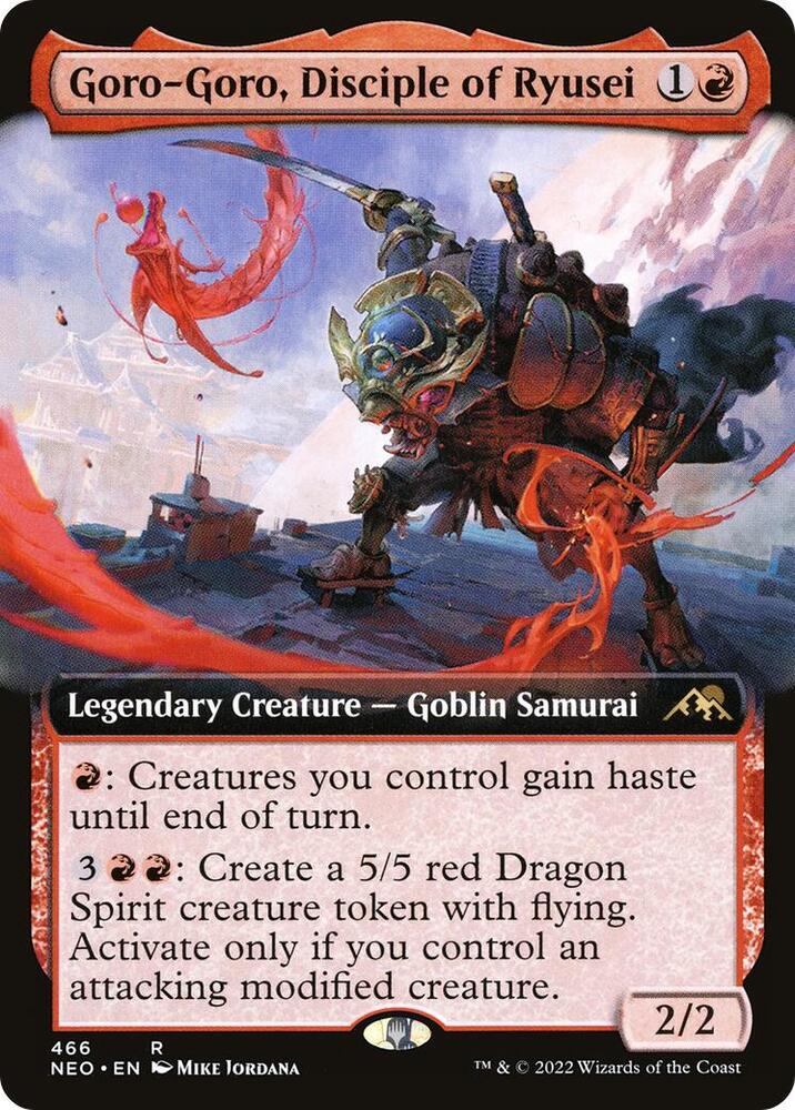 Goro-Goro, Disciple of Ryusei (Extended Art) 466 card from Kamigawa: Neon Dynasty