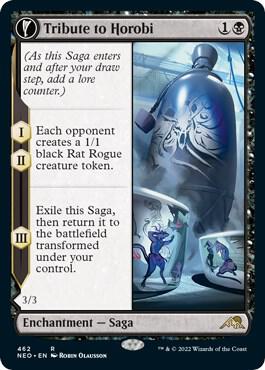 Tribute to Horobi (Extended Art) 462 card from Kamigawa: Neon Dynasty