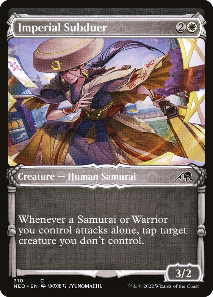 Imperial Subduer (Showcase) 310 card from Kamigawa: Neon Dynasty