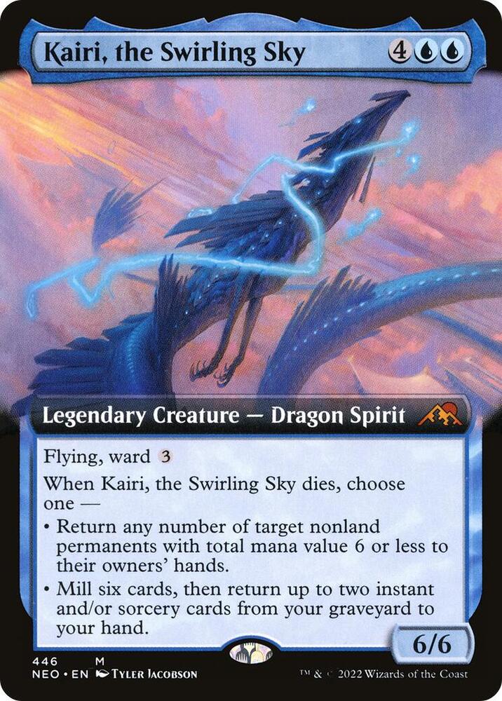 Kairi, the Swirling Sky (Extended Art) 446 card from Kamigawa: Neon Dynasty