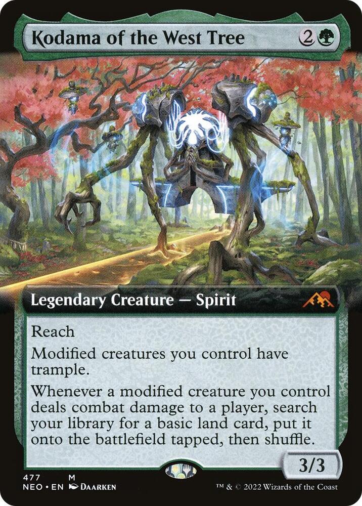 Kodama of the West Tree (Extended Art) 477 card from Kamigawa: Neon Dynasty