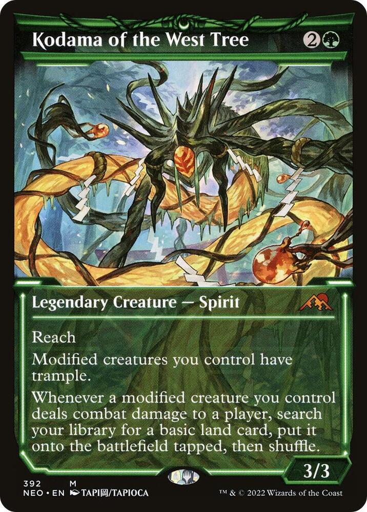 Kodama of the West Tree (Showcase) 392 card from Kamigawa: Neon Dynasty