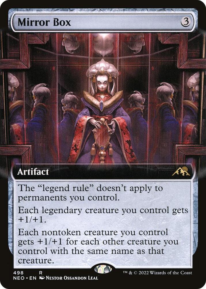 Mirror Box (Extended Art) 498 card from Kamigawa: Neon Dynasty