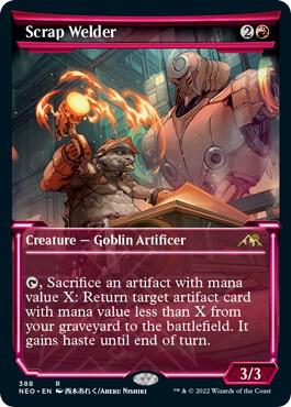 Scrap Welder (Showcase) 388 card from Kamigawa: Neon Dynasty