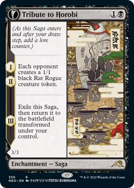 Tribute to Horobi (Showcase) 356 card from Kamigawa: Neon Dynasty