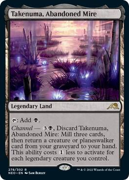 Takenuma, Abandoned Mire 278 card from Kamigawa: Neon Dynasty