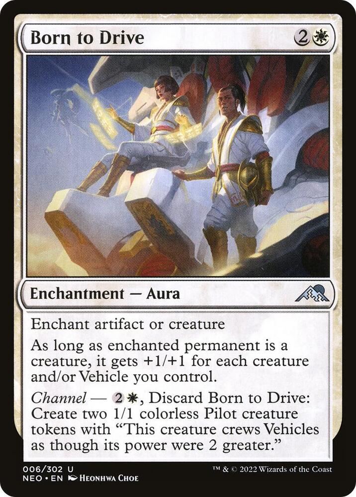 Born to Drive 6 card from Kamigawa: Neon Dynasty