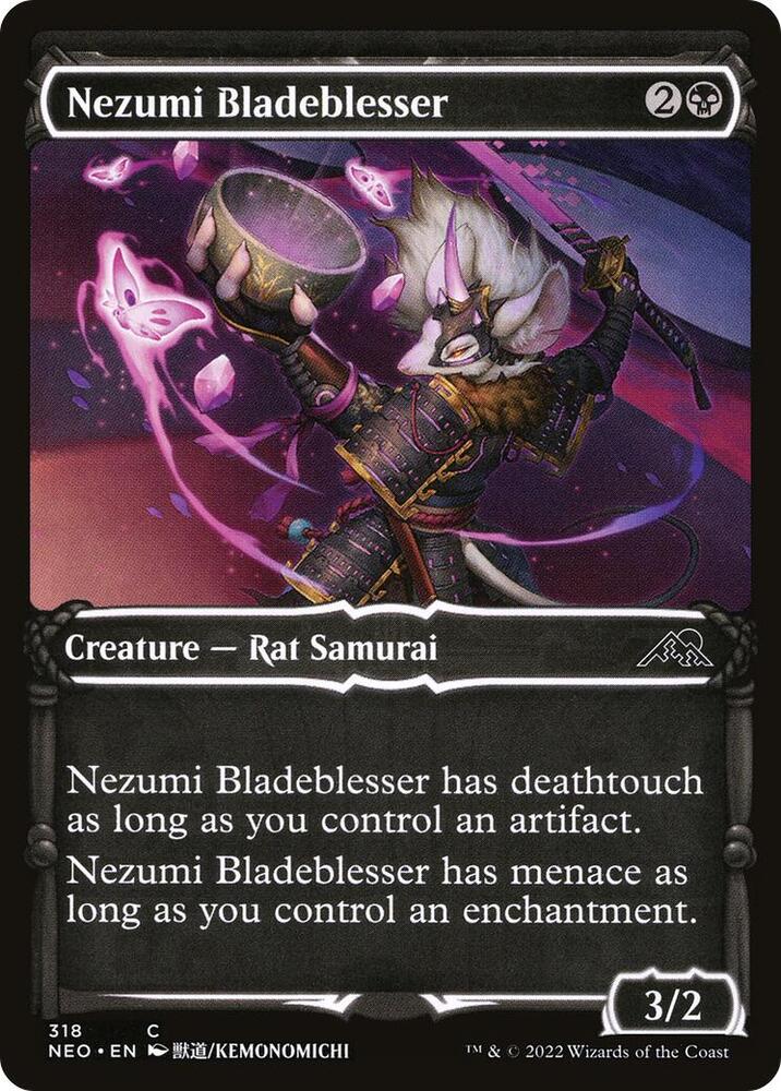 Nezumi Bladeblesser (Showcase) 318 card from Kamigawa: Neon Dynasty