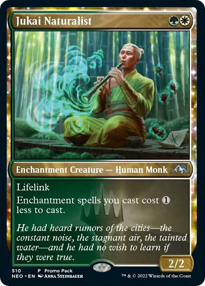 Jukai Naturalist 510 card from Promo Pack: Kamigawa: Neon Dynasty