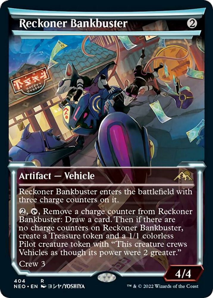 Reckoner Bankbuster (Showcase) 404 card from Kamigawa: Neon Dynasty