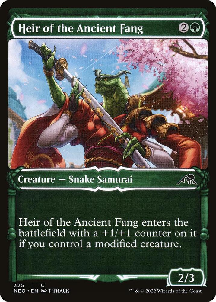 Heir of the Ancient Fang (Showcase) 325 card from Kamigawa: Neon Dynasty