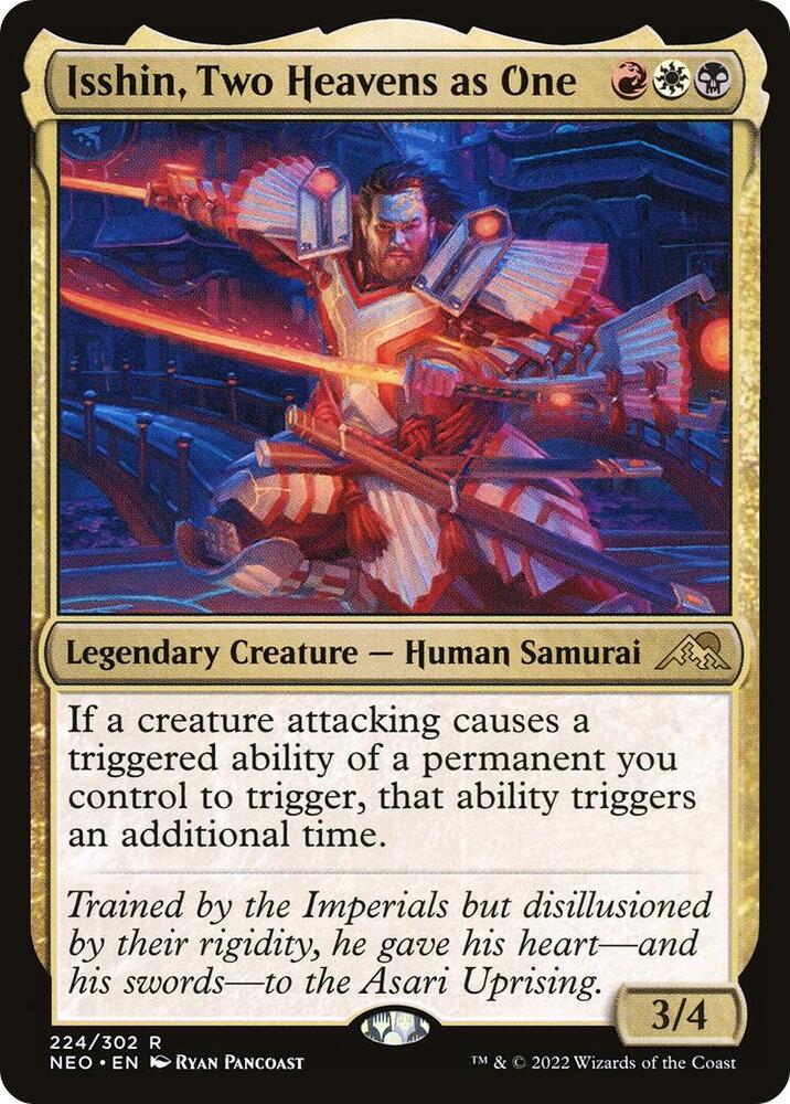 Isshin, Two Heavens as One 224 card from Kamigawa: Neon Dynasty