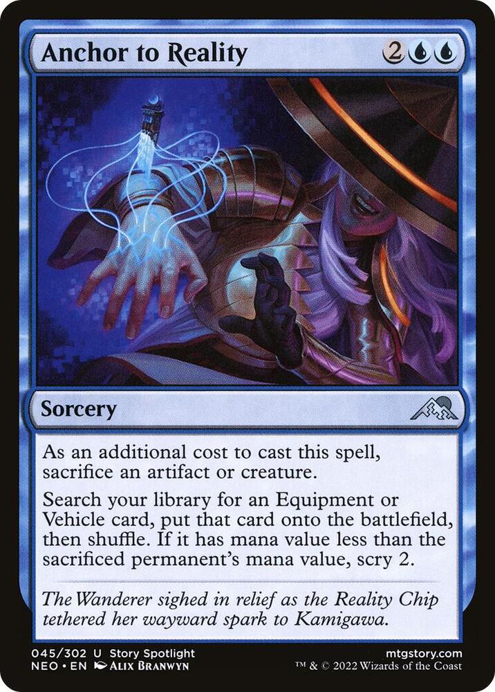 Anchor to Reality 45 card from Kamigawa: Neon Dynasty