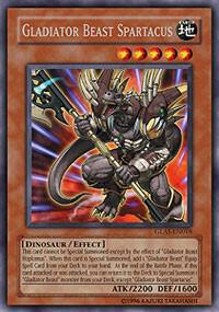 Gladiator Beast Spartacus GLAS-EN018 card from Gladiator's Assault