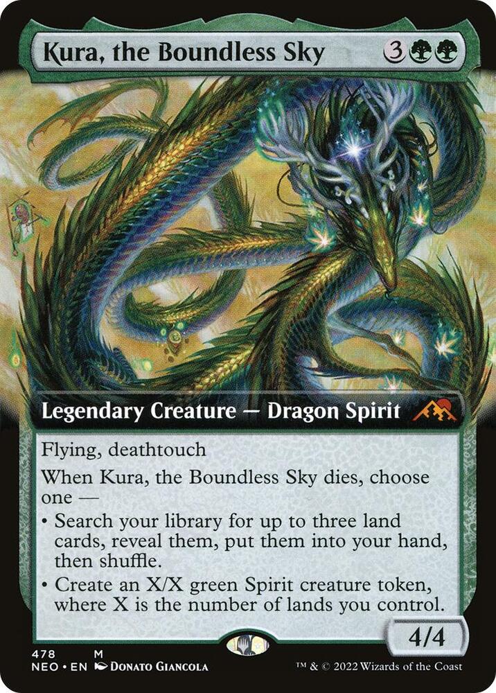 Kura, the Boundless Sky (Extended Art) 478 card from Kamigawa: Neon Dynasty