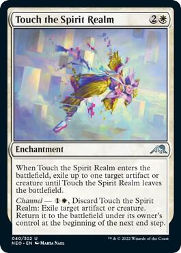 Touch the Spirit Realm 40 card from Kamigawa: Neon Dynasty